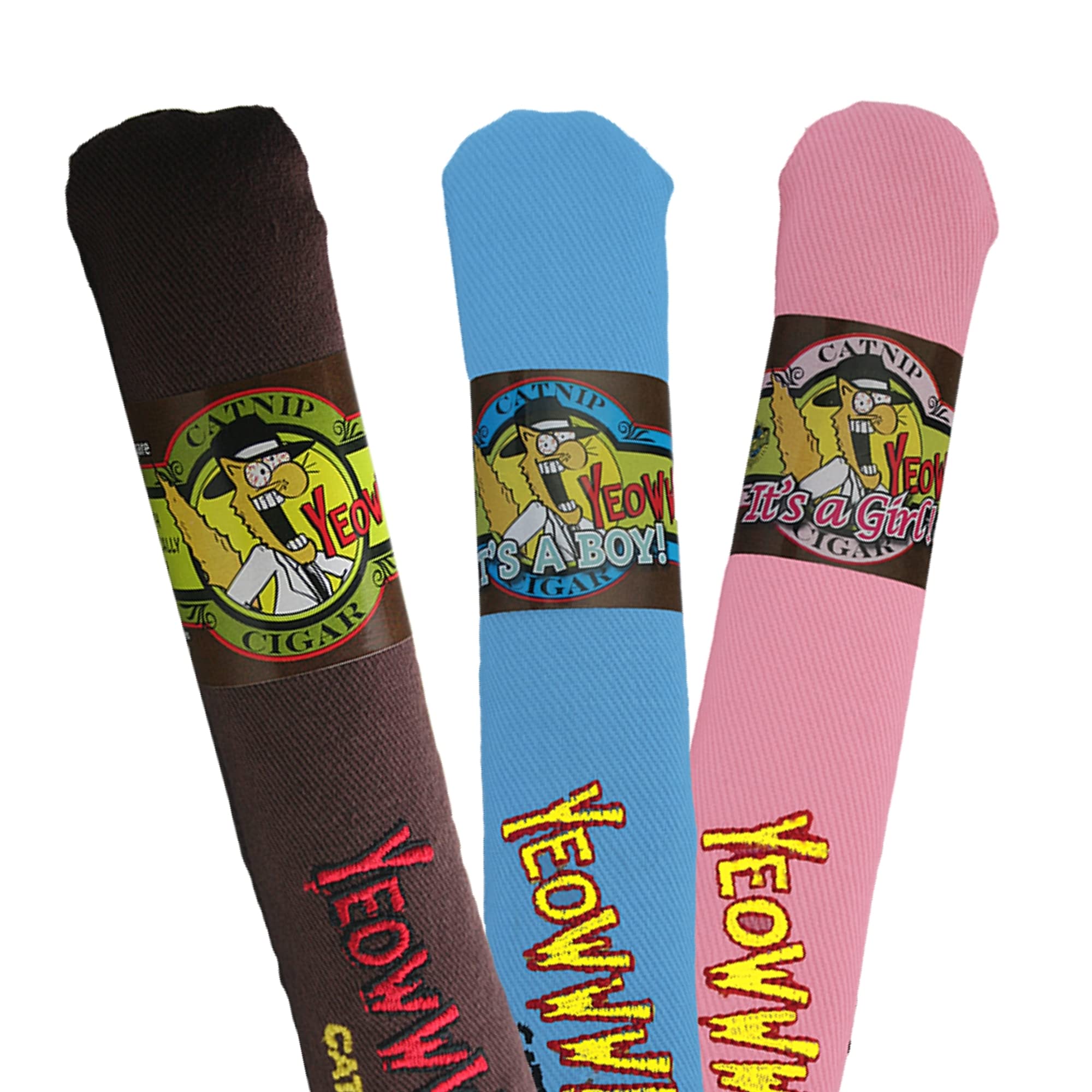 Yeowww! Cigar 3 Pack 100% Organic Catnip Cigar Toys